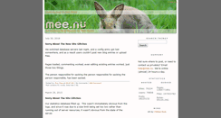 Desktop Screenshot of mee.nu
